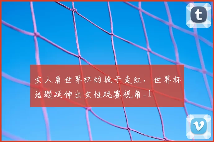 女人看世界杯的段子走红,世界杯话题延伸出女性观赛视角_1
