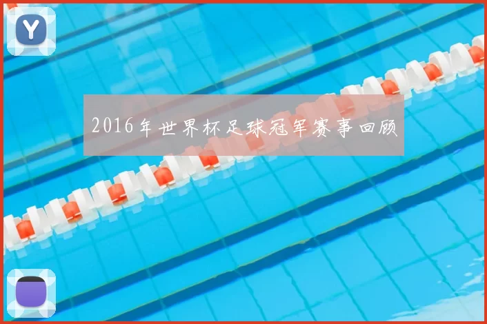 2016年世界杯足球冠军赛事回顾