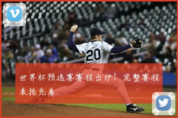 世界杯预选赛赛程出炉!完整赛程表抢先看